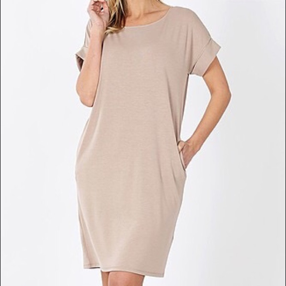 Zenana Premium Aylah Ash Mocha Dress - 2XL (18-20)